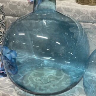 Aries Round Blue Vase Large